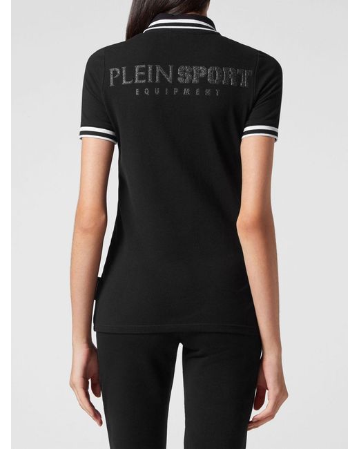 Philipp Plein Black Polo Shirt