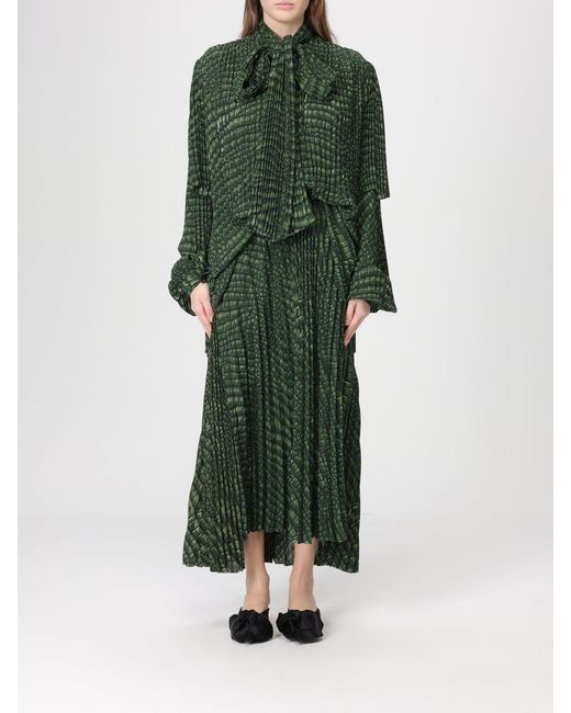 Balenciaga Green Dress