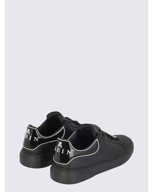 Philipp Plein Black Low-Top Trainers for men