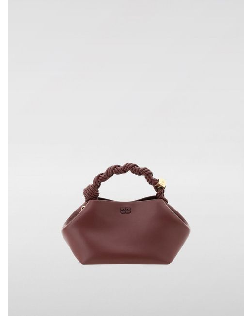 Ganni Red Bou Recycled Leather Bag