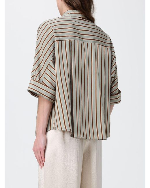 Liu Jo Multicolor Striped Cotton Shirt