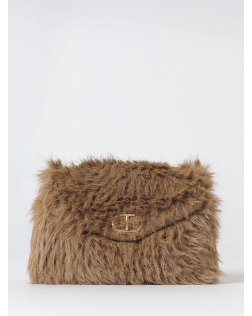 Sac Porté Épaule Femme Twinset en coloris Brown