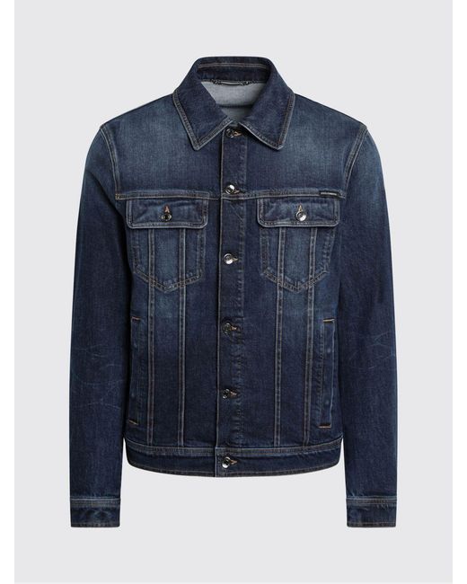Dolce & Gabbana Blue Dolce &Amp Gabbana Denim Jacket for men