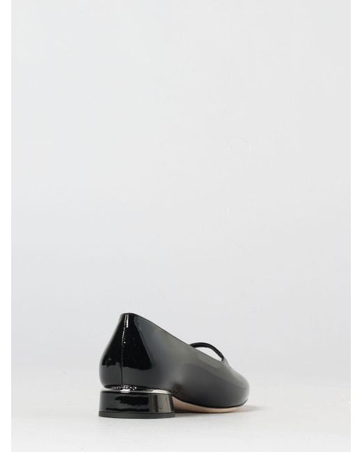 Jimmy Choo White Elisa Patent Leather Ballerinas