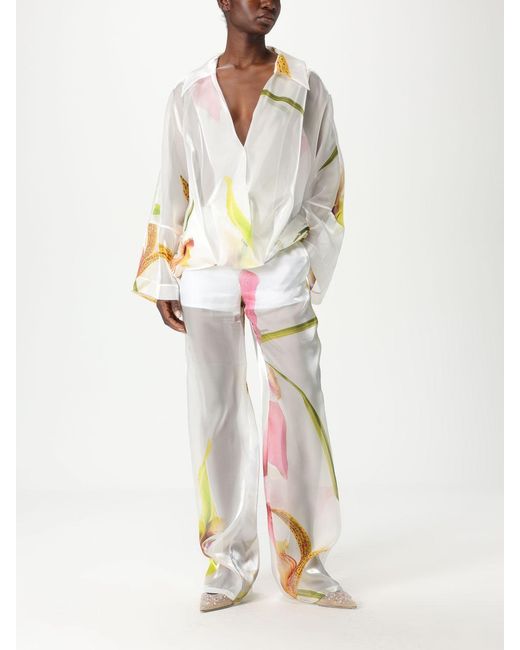 Genny White Trousers