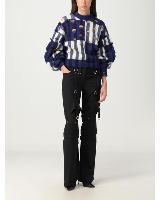 Off-White c/o Virgil Abloh Blue Sweater