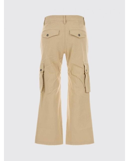Isabel Marant Natural Josine Cotton Cargo Trousers