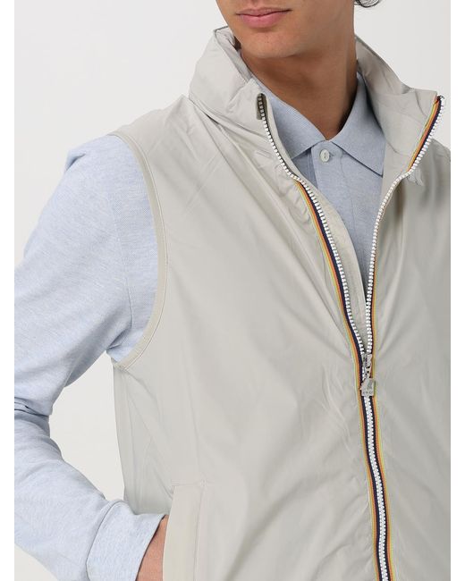 K-Way Gray Nylon Vest for men