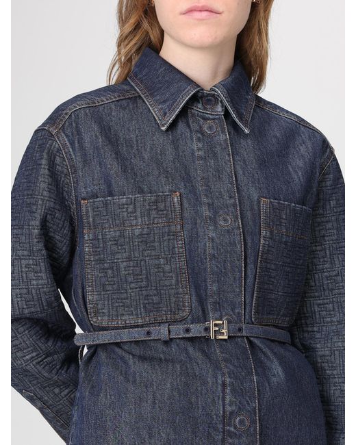 Fendi Blue Denim Jacket