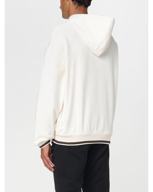 Felpa Con Cappuccio di Dolce & Gabbana in White da Uomo