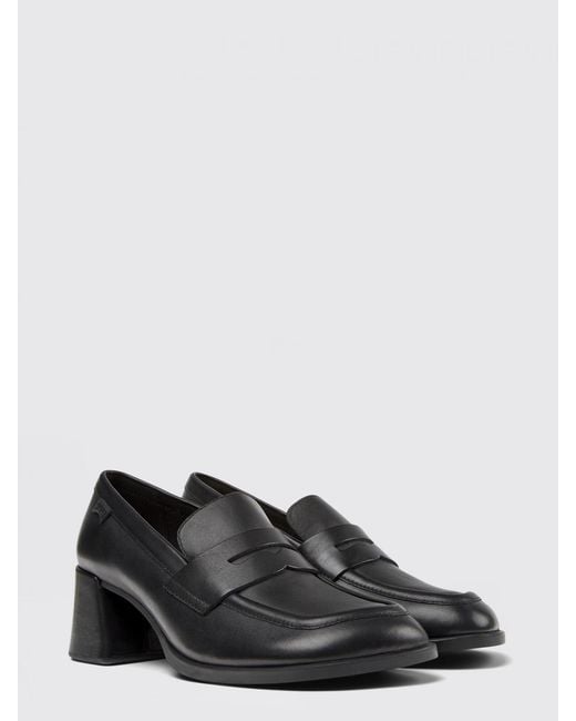 Camper Black Kora Leather Loafer