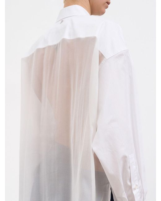 Dondup White Cotton Shirt