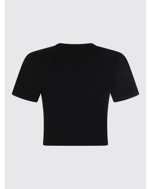 Fiorucci Black Cotton Crew-Neck T-Shirt