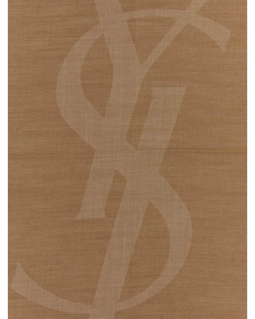Saint Laurent Natural Scarf