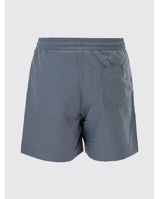 Carhartt Blue Technical Fabric Swimsuit for men