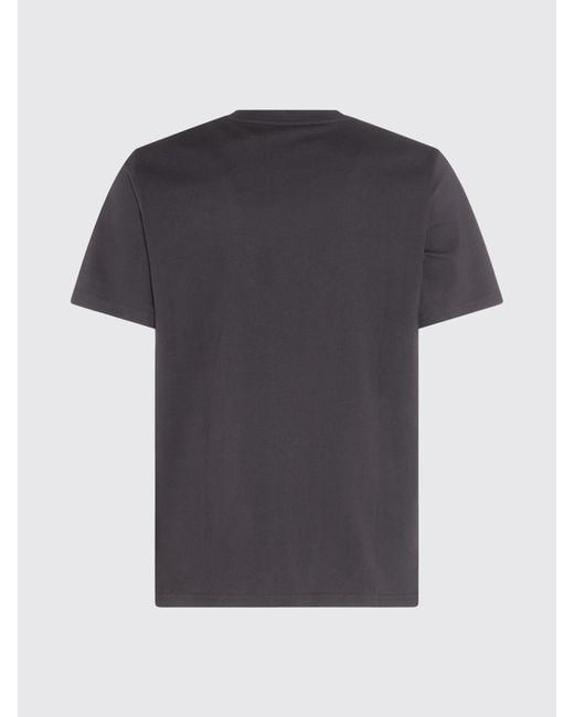 Carhartt Gray Cotton Pocket T-Shirt With Contrasting Logo for men
