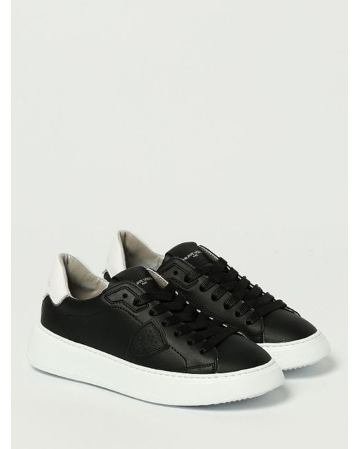 Baskets Femme Philippe Model en coloris Black