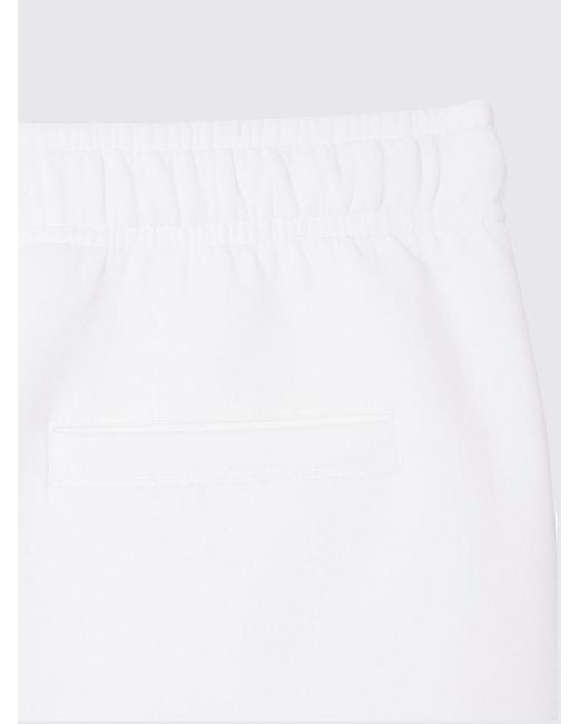 Lacoste White Cotton Blend Jogging Trousers