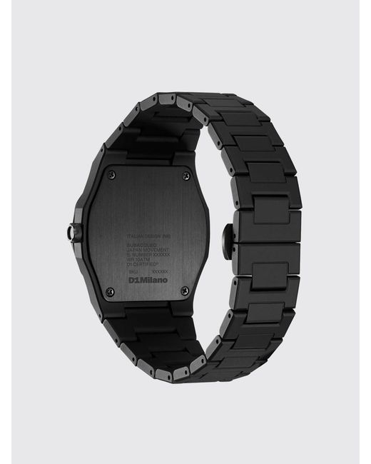 D1 Milano Black Carbon Diver Watch for men