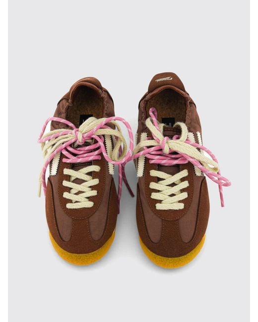 PURAAI White 6.02 Panther Vegan Leather And Fabric Sneakers
