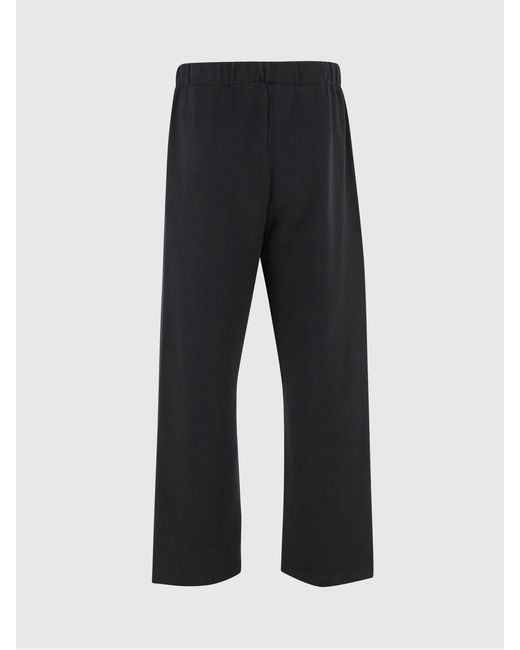 Jacquemus Black Rond Carrè Cotton Trousers for men