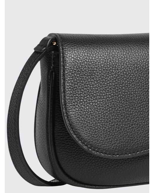 Coccinelle Black Mavery Mini Grained Leather Bag