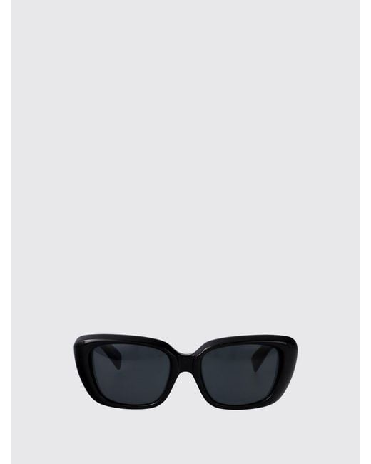 Saint Laurent Black Cat-Eye Recycled Acetate Sunglasses With Logo