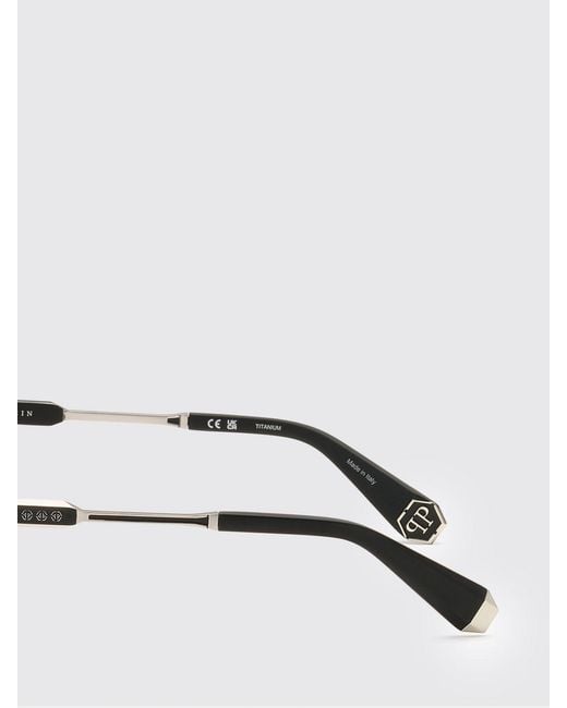 Philipp Plein Gray Sunglasses for men