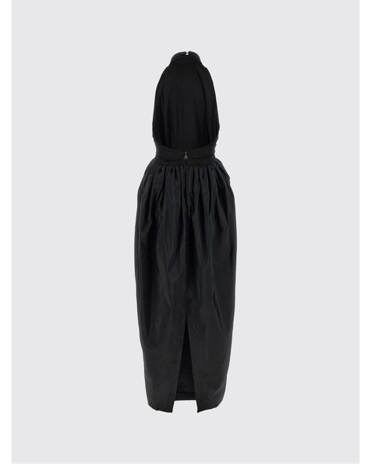 ROTATE BIRGER CHRISTENSEN Black Taffeta Dress