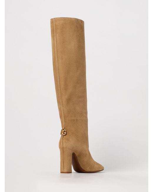 Dolce & Gabbana Natural Dolce &Amp Gabbana Flat Ankle Boots