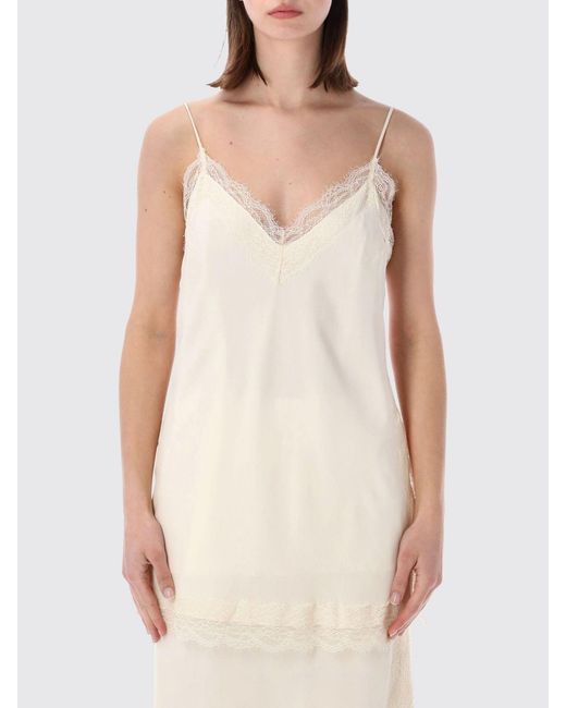 Rohe White Silk Blend And Lace Top