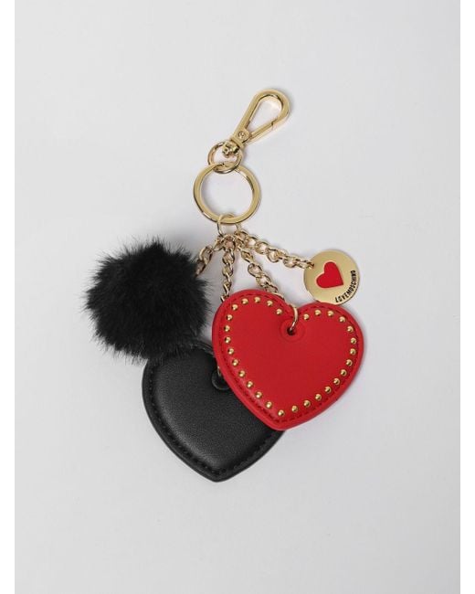 Love Moschino Red Key Chain