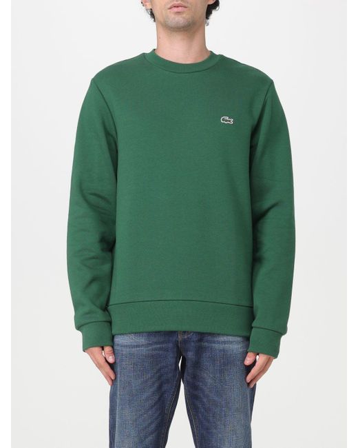 Lacoste Sweatshirt in Green for Men | Lyst