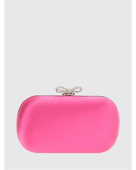 Clutch Rigida di Self-Portrait in Pink