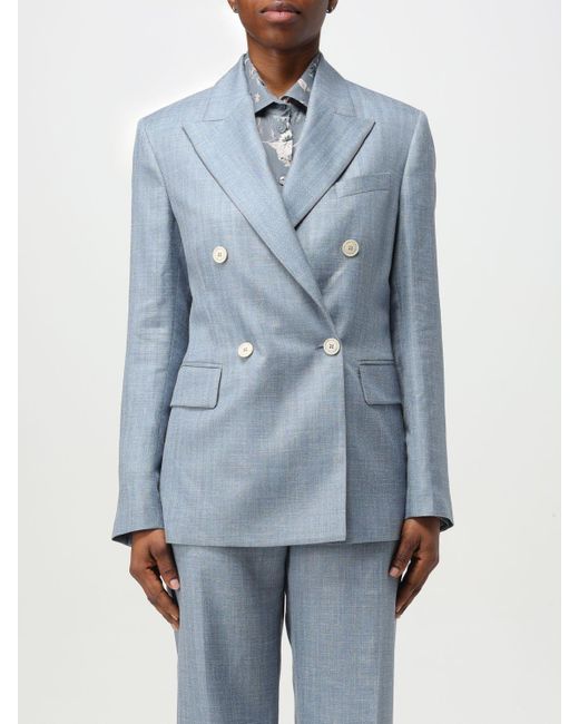 Blazer A Doppiopetto di Eleventy in Blue