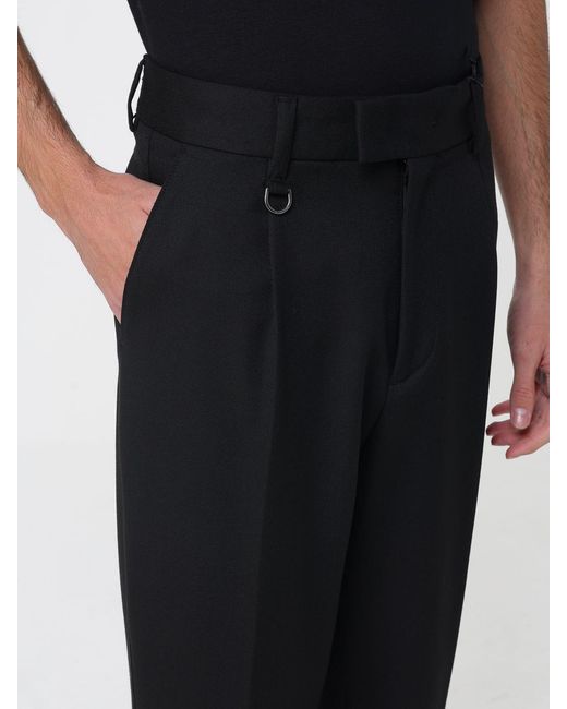 Paolo Pecora Black Trousers for men