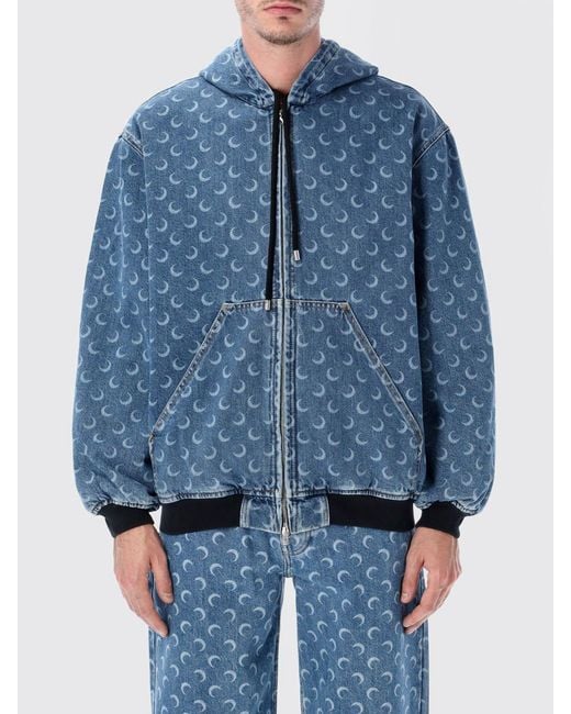 Veste Homme MARINE SERRE pour homme en coloris Blue