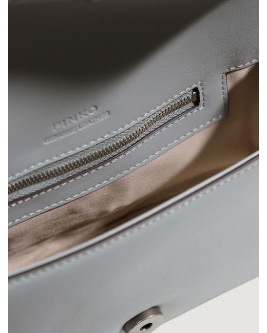 Pinko Gray Mini Love Bag