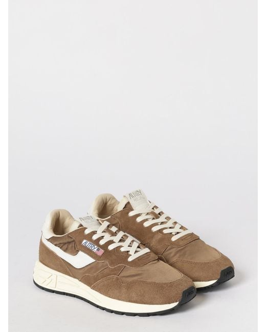 Autry Natural Reelwind Nylon And Suede Sneakers for men