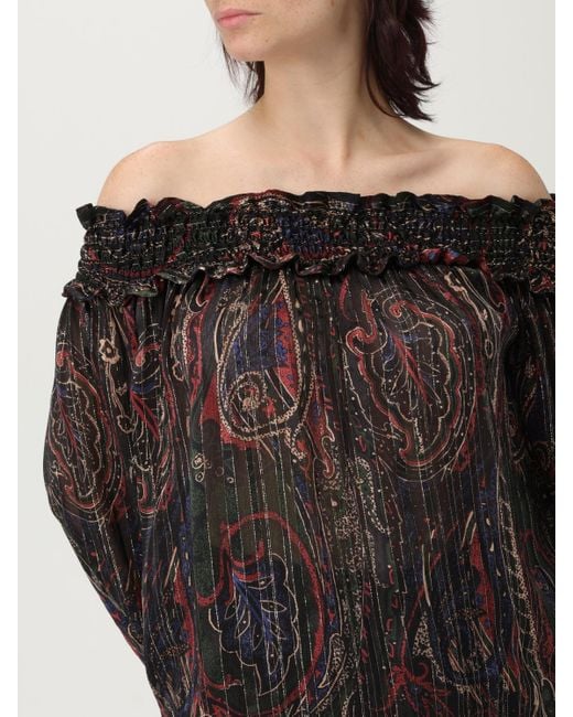 Saint Laurent Black Blouses