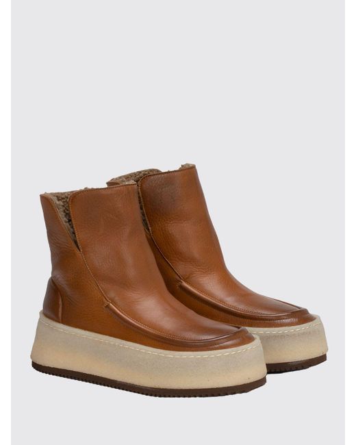 dark brown flat booties