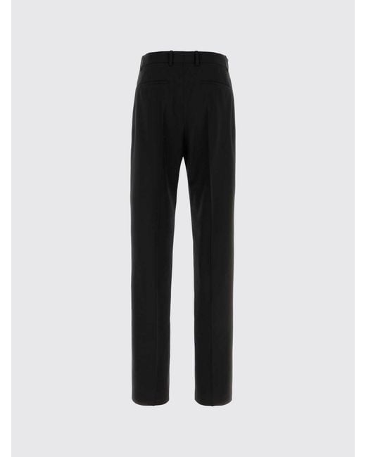 Jil Sander Black Virgin Wool Tailored Trousers for men