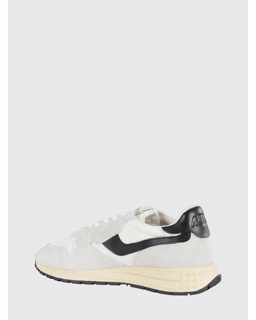 Autry White Suede And Nylon Reelwind Sneakers for men