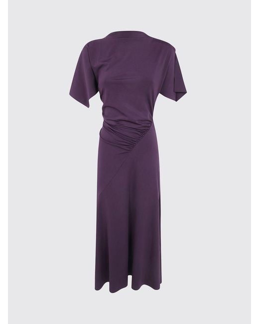 Victoria Beckham Purple Dress
