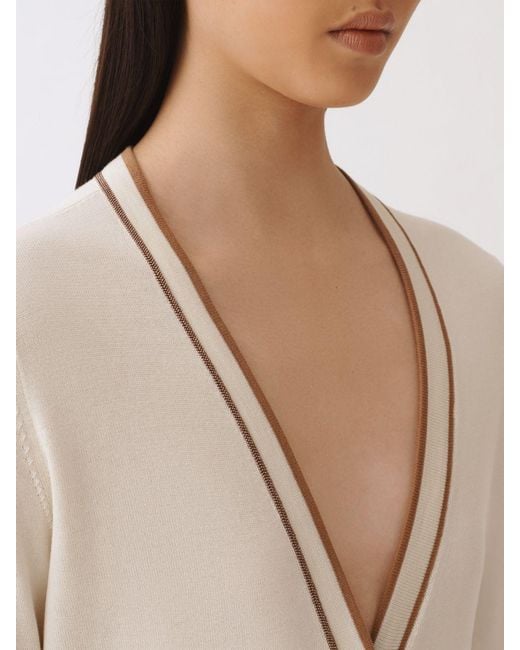 Fabiana Filippi Pink Cotton Cardigan