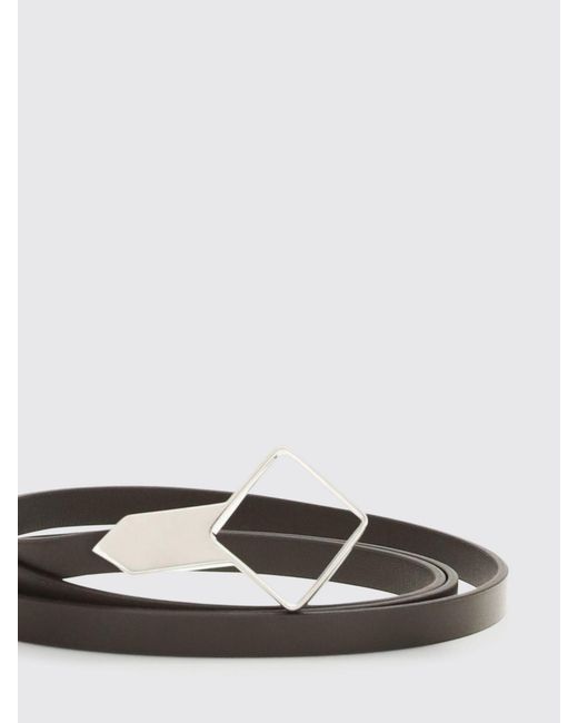 The Row Brown Rhombe Leather Belt