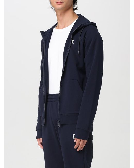 EA7 Blue Sweatshirt for men