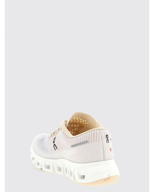 On Shoes White Cloud 6 Push On Sneakers