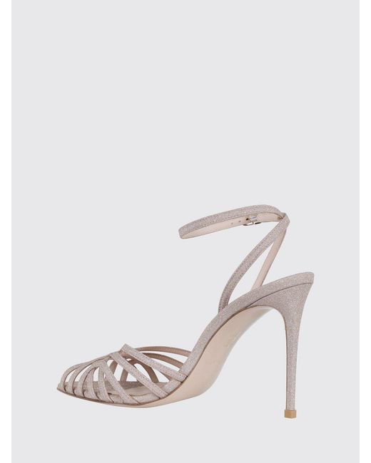 Le Silla Natural Embrace Laminated Fabric Sandals