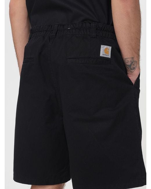 Carhartt Black Cotton Shorts for men